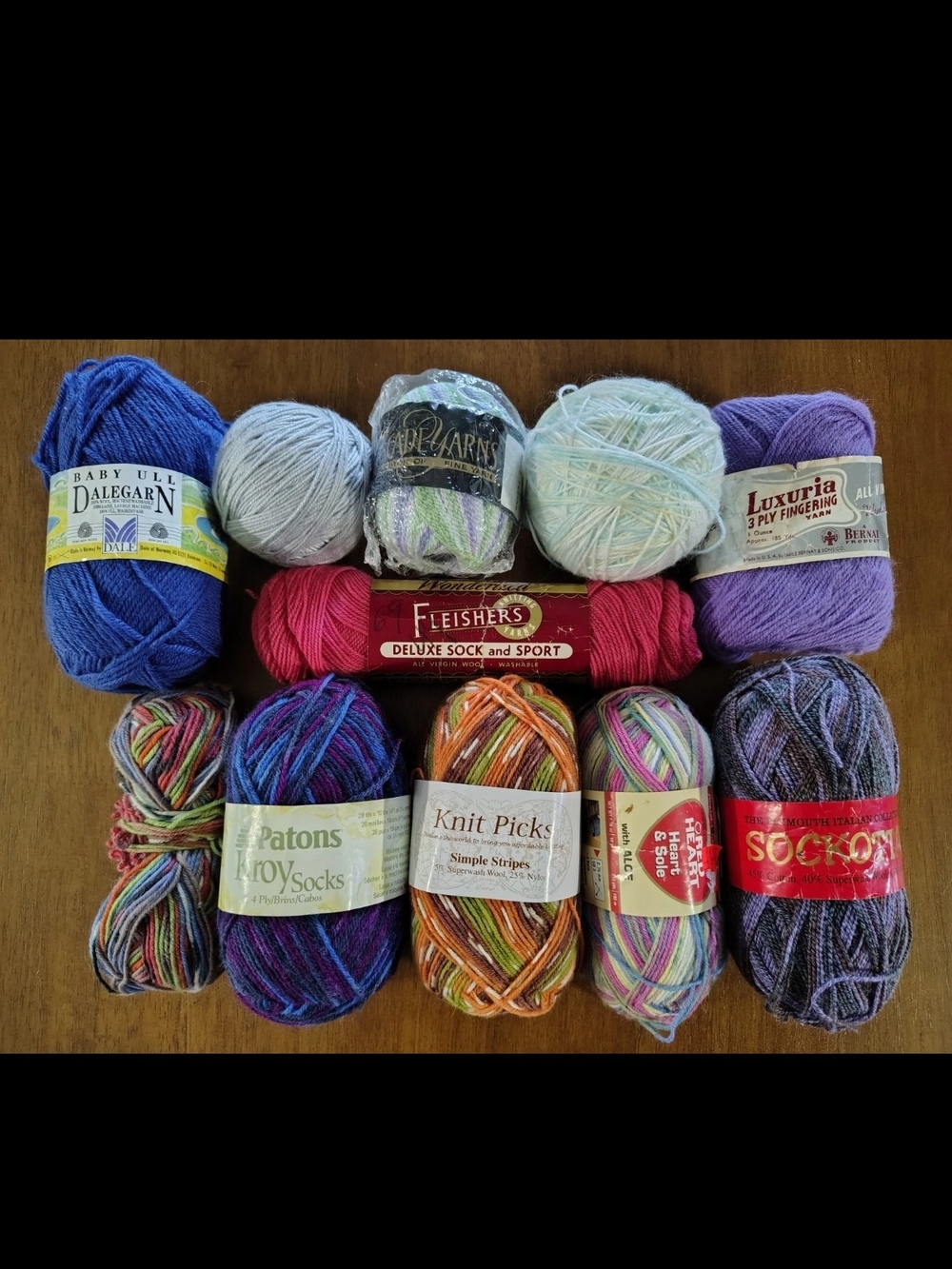 Specialty Fine Sock Yarn Lot